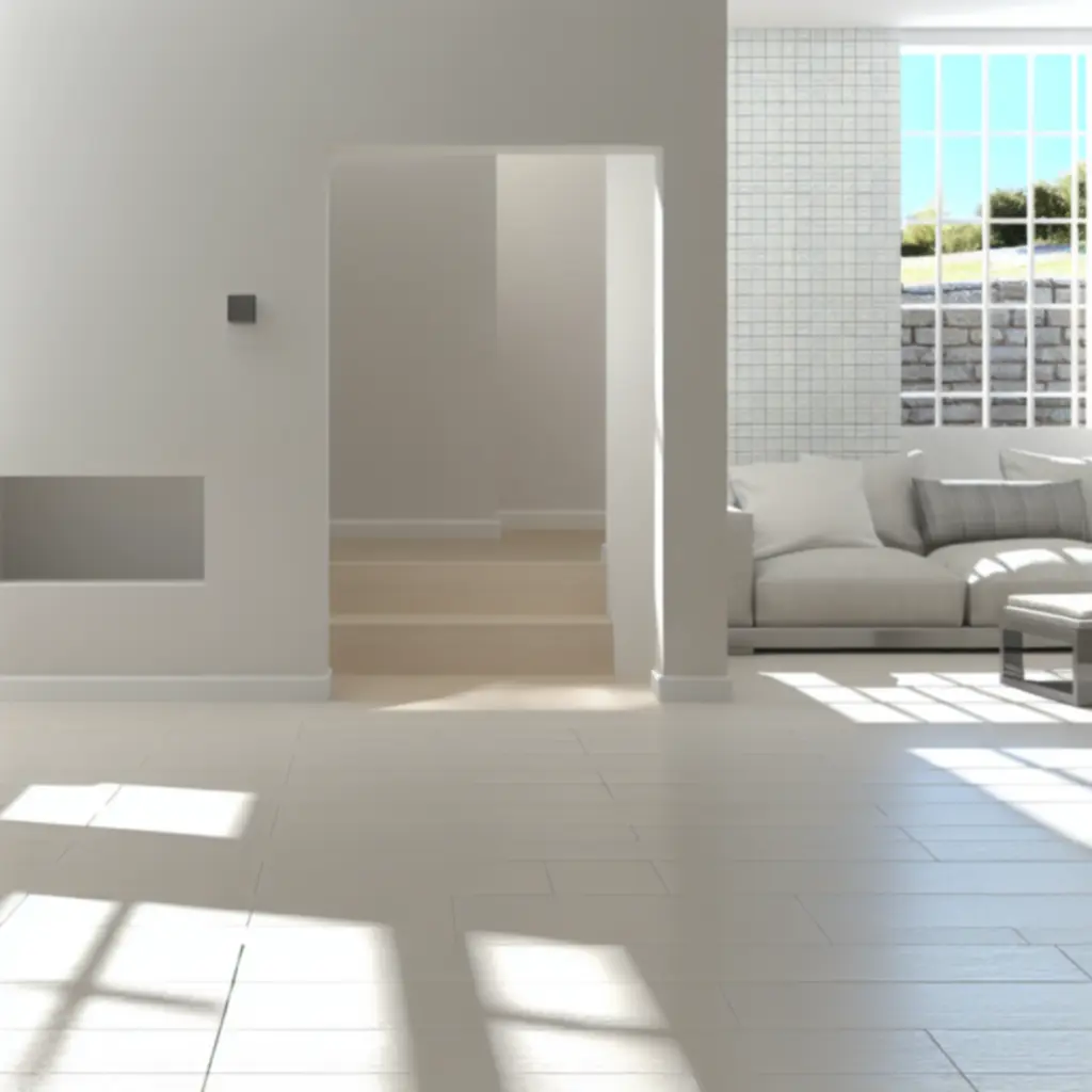 Starannie wysprzątane, jasne wnętrze klienta CityCleaningPro